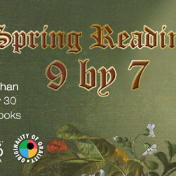 Spring Reading 9 by 7 May 30 poster