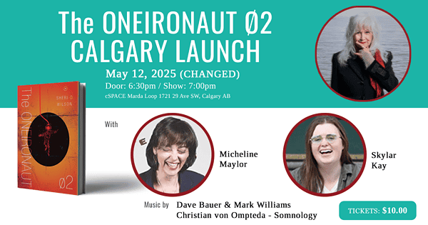 Sheri-D Wilson - Calgary Oneironaut 2 Book Launch - Featured Image